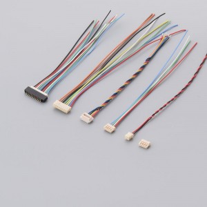 Original 02SR-3S 04SR-3S 06SR-3S 08SR-3S Male Plug Connector With Copper Cables Punctured 1.0 Pitch Terminal Harness Wire Custom