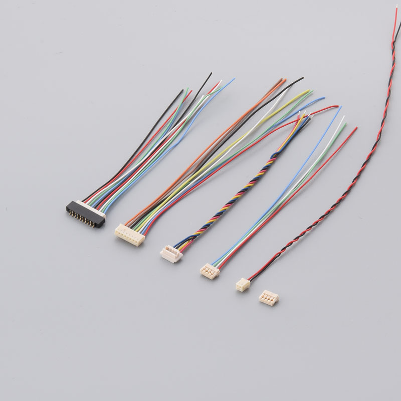 Original 02SR-3S 04SR-3S 06SR-3S 08SR-3S Male Plug Connector With Copper Cables Punctured 1.0 Pitch Terminal Harness Wire Custom