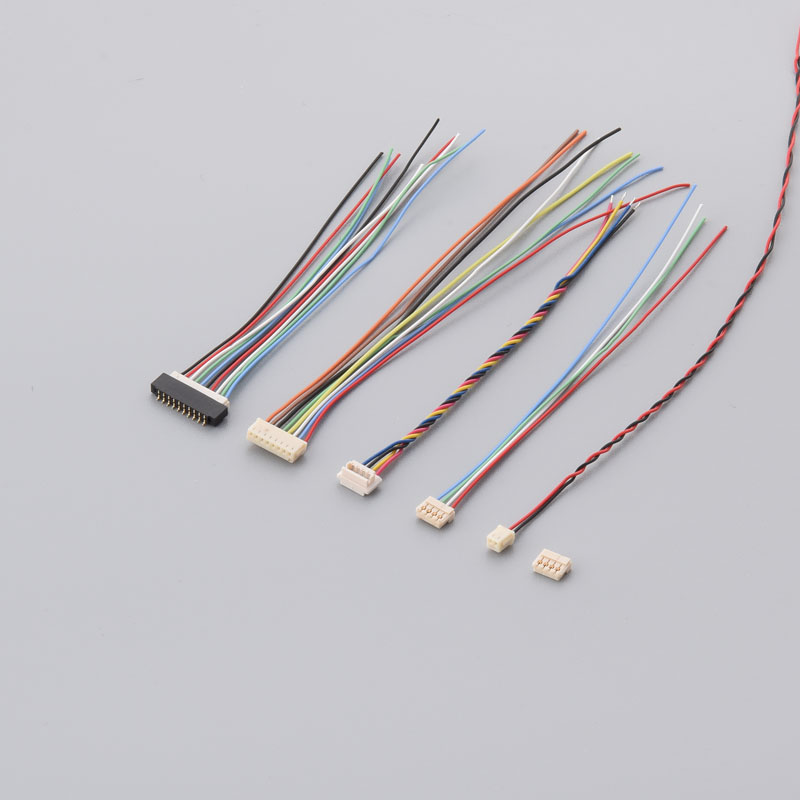 Original 02SR-3S 04SR-3S 06SR-3S 08SR-3S Male Plug Connector With Copper Cables Punctured 1.0 Pitch Terminal Harness Wire Custom